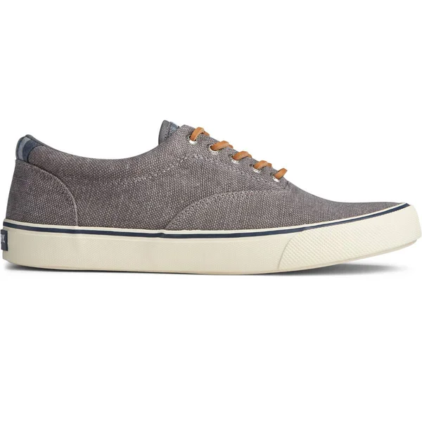 Men's Sperry Top-Sider Striper II CVO Washed Sneaker - Size: 12 W, Gray