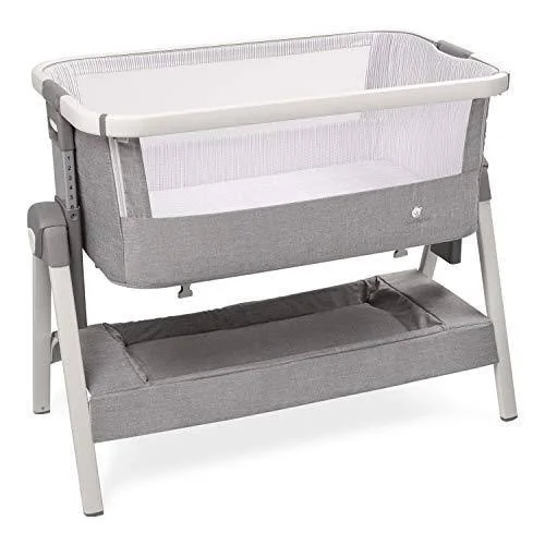 Bed Side Crib for Baby - Sleeper Bassinet Includes Travel Case, Mattress, Sheet, and Urine Pad - Keep Newborn Babies Close When
