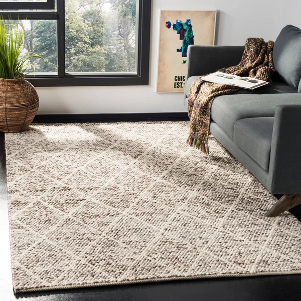 Safavieh Natura Ivory/Stone 8 ft. x 10 ft. Geometric Area Rug