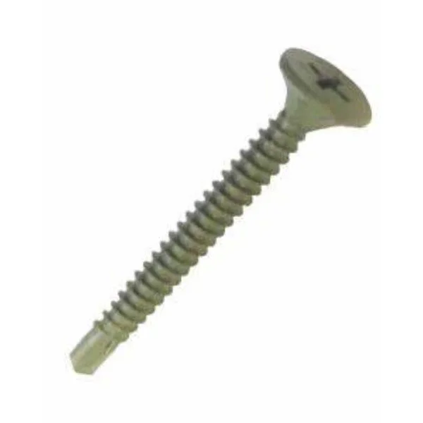 GripRite 5024739 No.8 x 1-5-8 in. Phillips Wafer Head Cement Board Screws 1 lbs - Pack of 144 - Case of 12