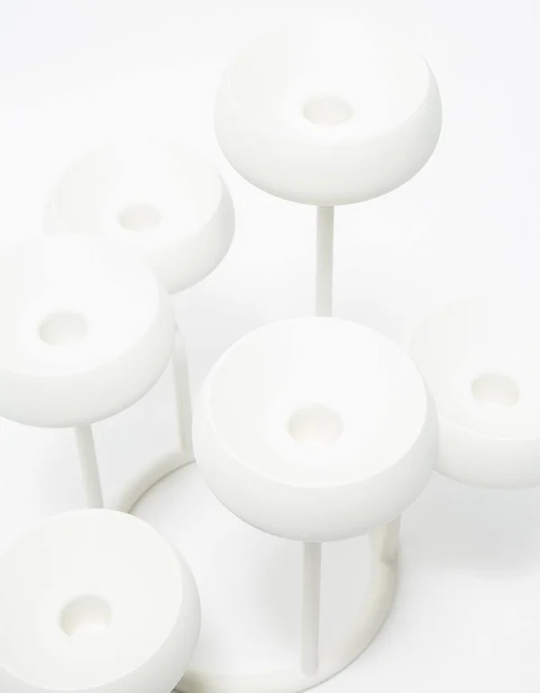 Iittala Nappula Candleholder Set of 2 White