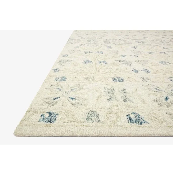 Loloi Norabel NOR-02 Ivory Grey Rug - 2 ft 3 in x 3 ft 9 in