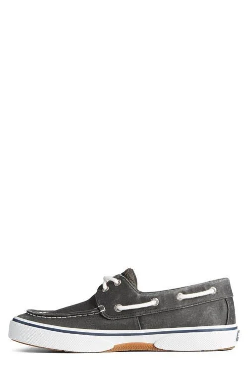 Men's Sperry, Halyard Boat Shoe, 11 W, Fabric, Peltz Shoes