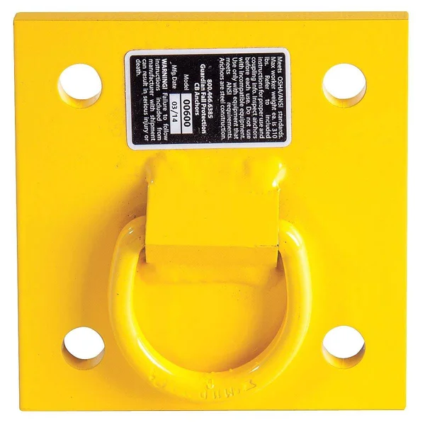 Guardian 00600 Concrete Anchor, 420 lb., Steel