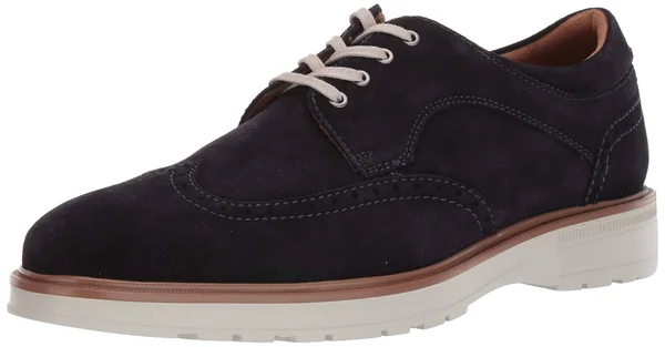 Florsheim Men's Astor Wingtip Oxford, Size: 10.5, Navy Suede
