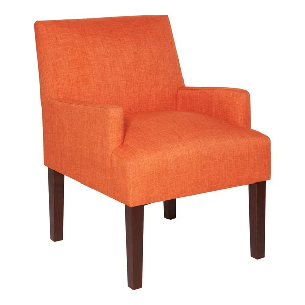 American Furniture Classics Os Home and Office Furniture Model MST55-M5 Tangerine Fabric Guest Chair