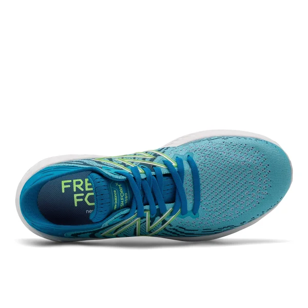 New Balance Women's Fresh Foam 1080v11 Running Shoes - Blue/Yellow (Size 5 Narrow)