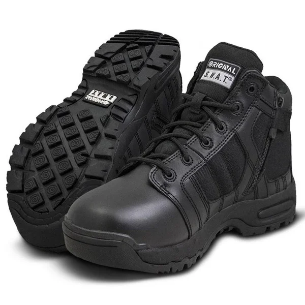 Original Swat Metro Air 5x22 Side-Zip Men's Black Boot - 123101