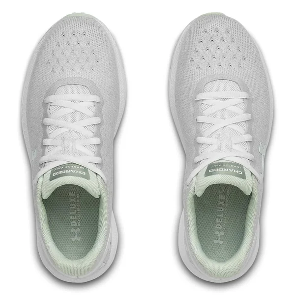 Under Armour Women's Charged Impulse Knit Running Shoes - White, 9.5