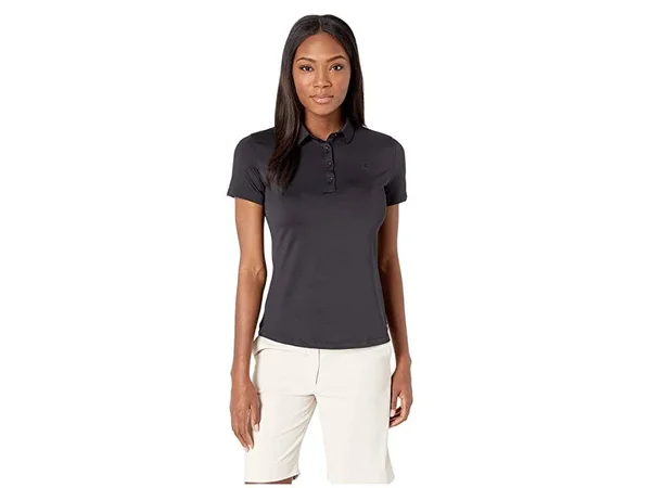 Under Armour Women's Zinger Short Sleeve Golf Polo - Xs - Black