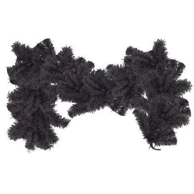 6& Tinsel Brush Christmas Garland The Holiday Aisle Tree Color: Black