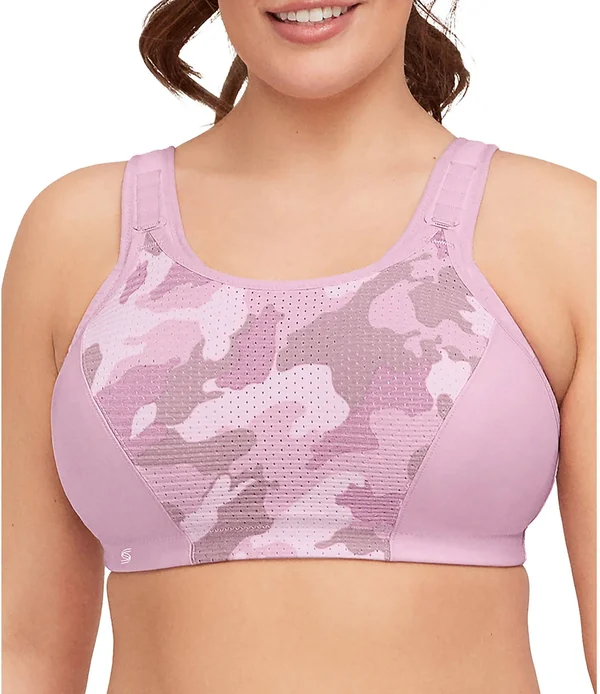 Glamorise Custom Control Sports Bra 32-C Women's Pink