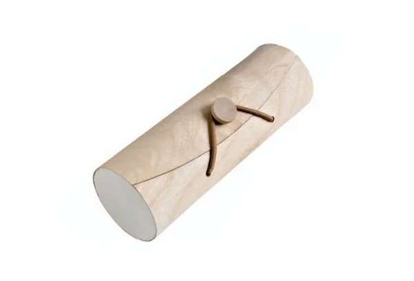 Packnwood 210MAC7CYB Cylindrical Wooden Box with Latch - 2.5 Dia. x 8.9 H in - Pack of 50