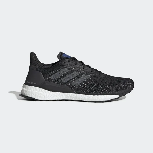 Adidas Mens Solar Boost 19 Running Shoes Core Black/Core Black/Core Black Size 8.0
