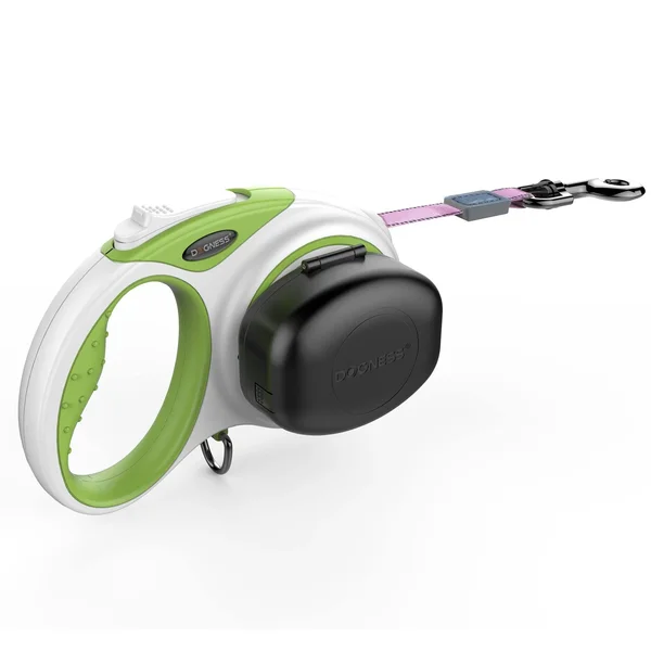 Dogness Smart Retractable Dog Leash Kit, Forest Green, X-Large