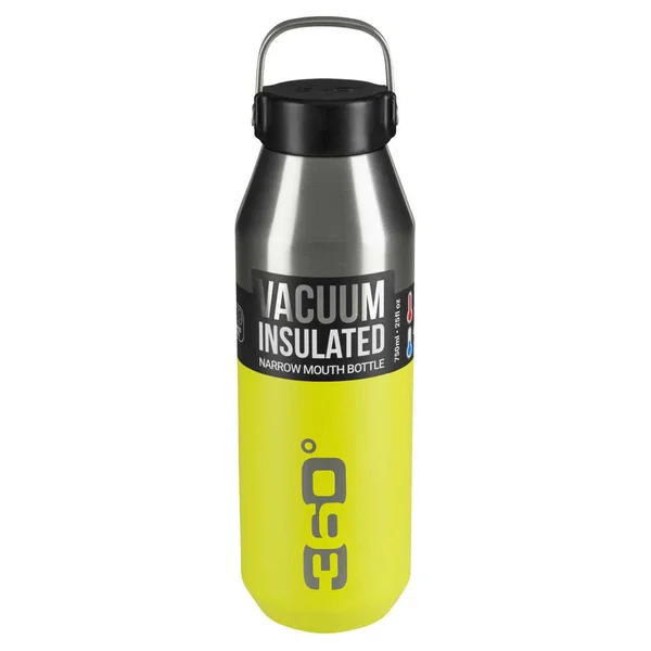 360 Degrees Vacuum SS Narrow Mouth Bottle 750ml - Lime