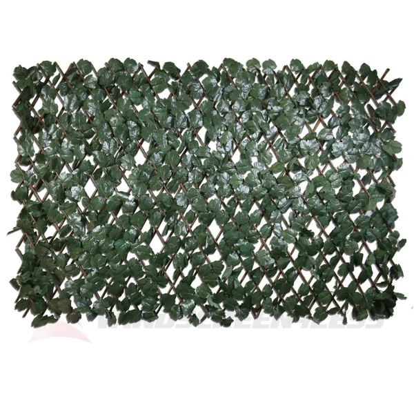 Windscreen4less Artificial Leaf Faux Ivy Expandable/Stretchable Privacy Fence Screen (Double Sided Leaves)