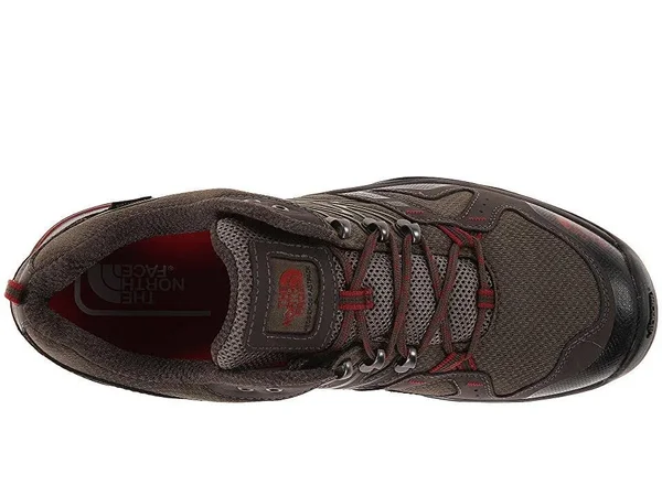 The North Face Hedgehog Fastpack GTX Hiking Shoe - Men's Coffee Brown/Rosewood Red 7.5 Wide
