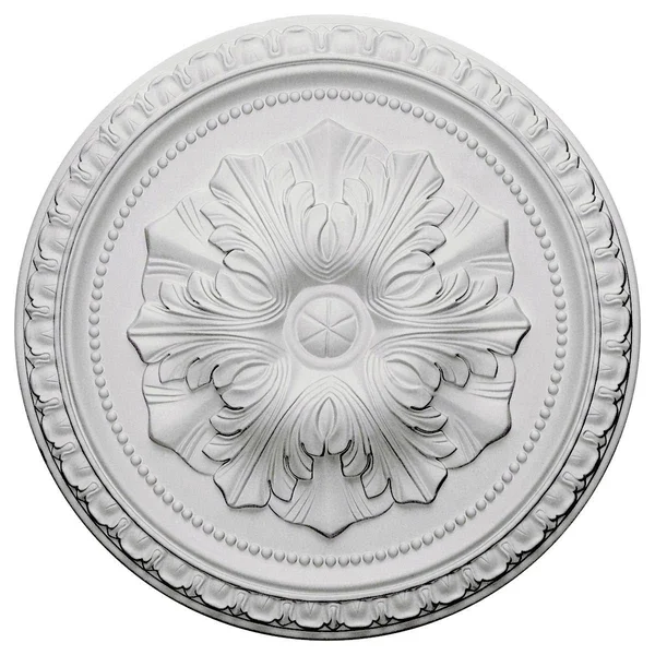 18x22OD x 1 3/8x22P Richmond Ceiling Medallion (Fits Canopies Up to 2 5/8x22), Hand-Painted Pewter