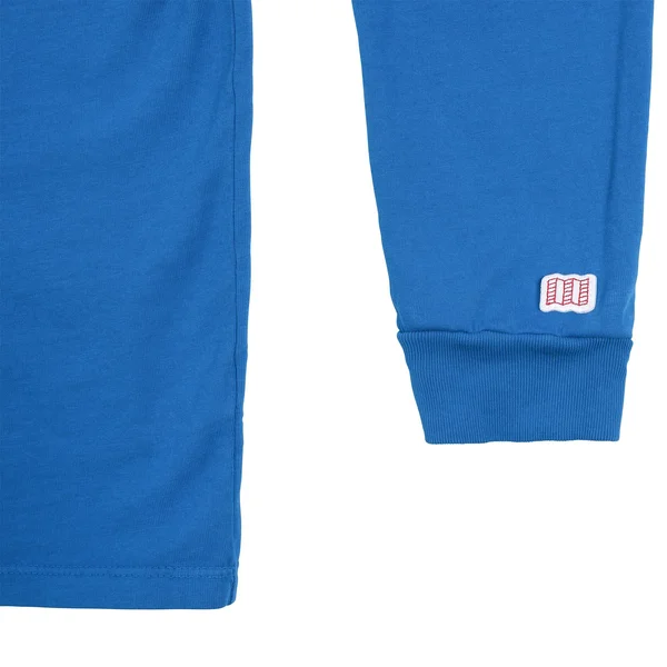 Topo Designs Men's Pocket Tee Shirt Long Sleeve in Natural Size XXL, Cotton