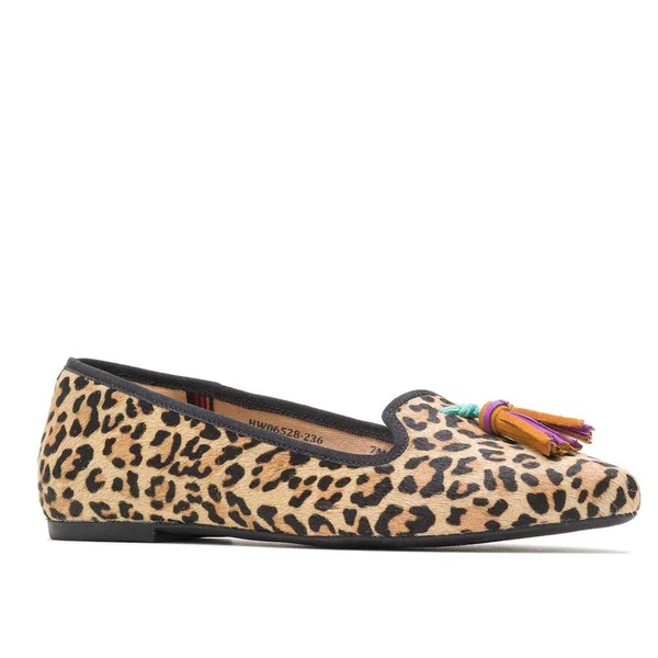 Hush Puppies Sadie Tassel Slip-On 9 Women's Leopard