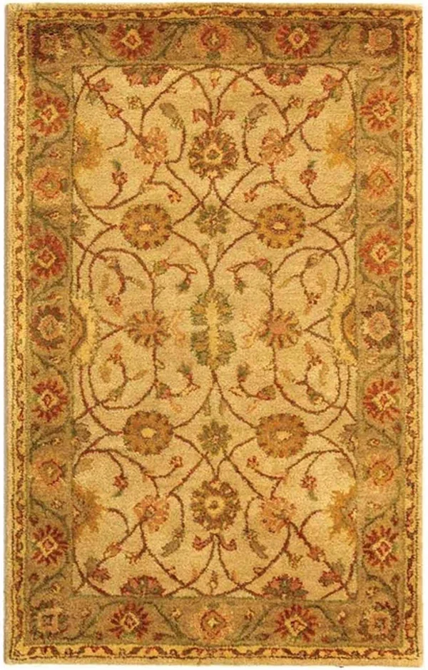 Safavieh Antiquities AT17A Area Rug - Ivory/Light Green, Size: 3 x 5 ft.