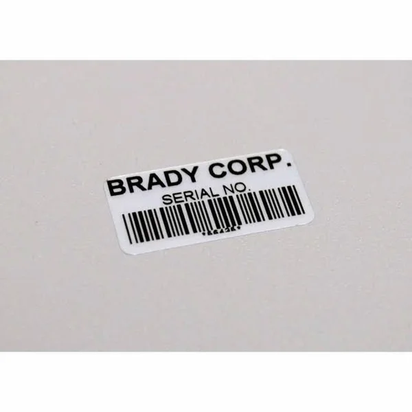 Brady - B30C-2250-565-SL, Silver Metallized Polyester Label