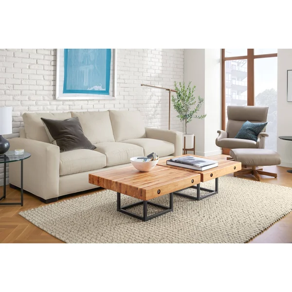 Room & Board - Modern Wallace Rug 3&x5& in Earth Brown