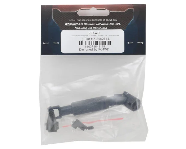 RC4WD Steel Punisher Shaft V3 - 3.56-4.5, 90.5-114.8mm