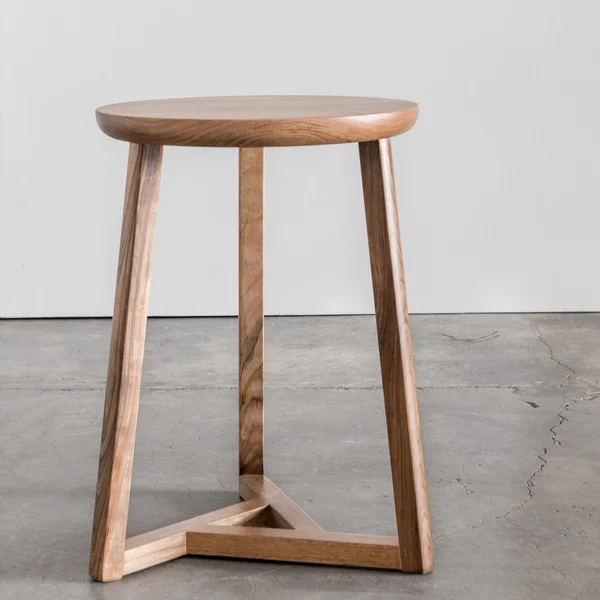 Gingko Oslo Side Table - Natural Walnut