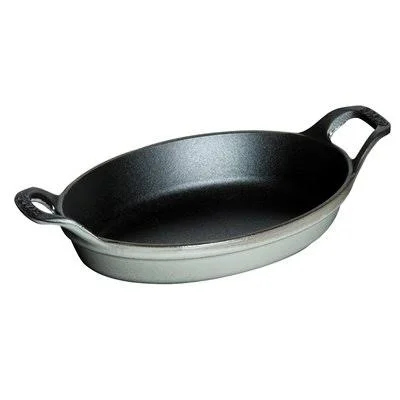 Staub Cast Iron 12.5-inch x 9-Inch Oval Baking Dish
