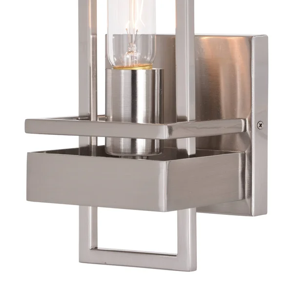 Vaxcel W0344 Marquis - 1 Light Wall Sconce Satin Nickel Finish