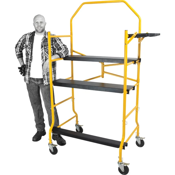 Metaltech Jobsite Series Complete 5ft. Folding Scaffold - 900-Lb. Capacity - Model I-IMIS