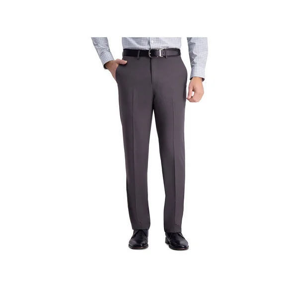 Haggar Men's Premium Comfort Straight Fit Flat Front Dress Pant