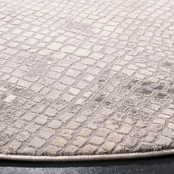 Safavieh Meadow MDW184E 6&7x22 x 6&7x22 Round Taupe, Grey Area Rug
