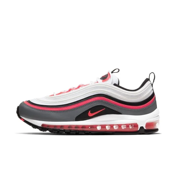 Nike Air Max 97 Men's Shoes White-Laser Crimson cw5419-100