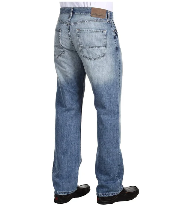 Nautica Jeans Men's Relaxed Light Hatch Jean, Hokline Blue, 30Wx32L