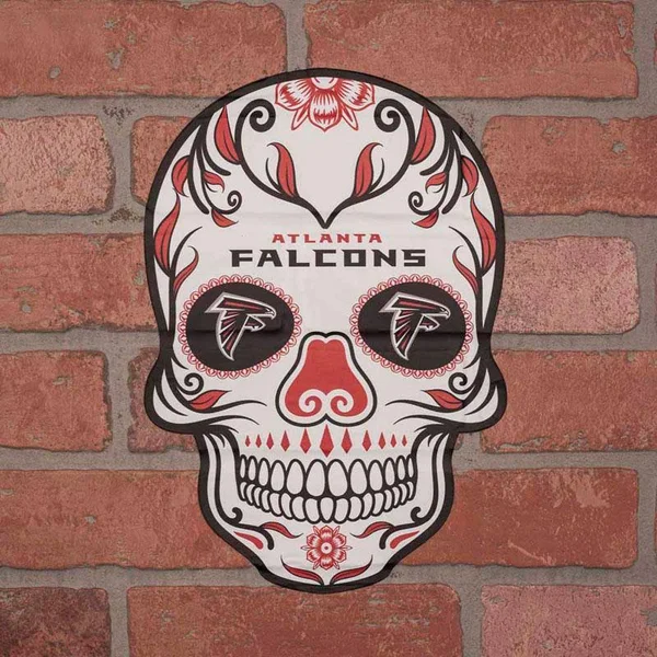 NFL Atlanta Falcons Large Outdoor Skull Decal