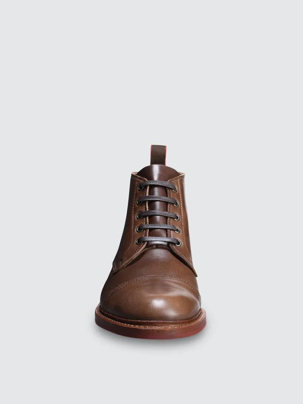 Allen Edmonds Men's Patton WP Oxford Boot, Natural, 10