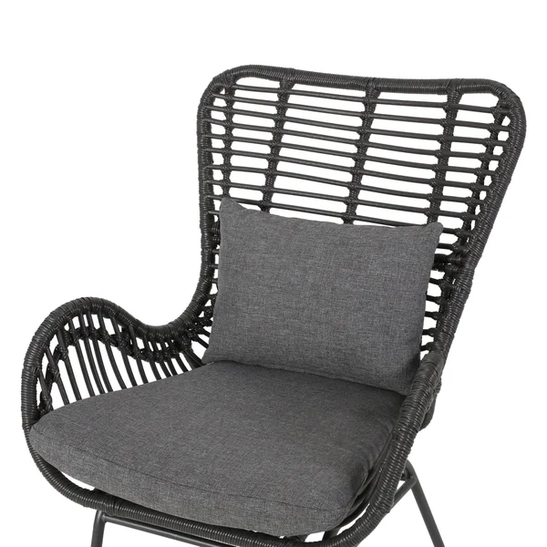 Montana Indoor Wicker Club Chairs with Cushions (Set of 2) by Christopher Knight Home
