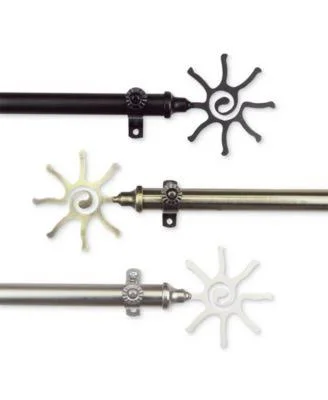 Rod Desyne Sun Curtain Rod - Black