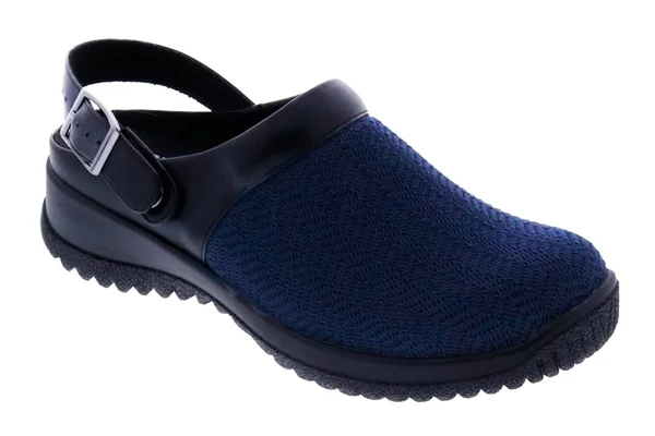Drew Women's Savannah Clog, Size: 7.5, Navy Wavy Stretch