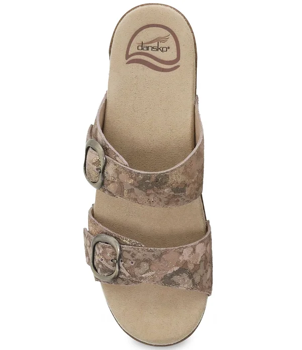Dansko Women's Sophie Sandal - Taupe Metallic 39