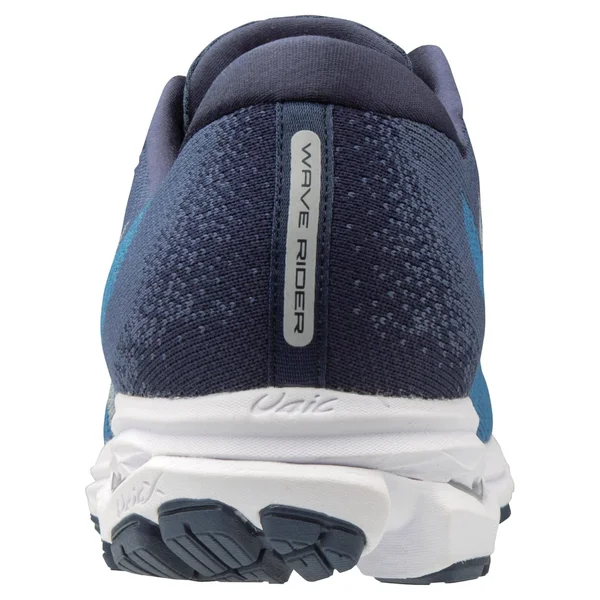 Men's Mizuno Rider Waveknit 3 Running Shoe - Size: 7 Wide, Blue
