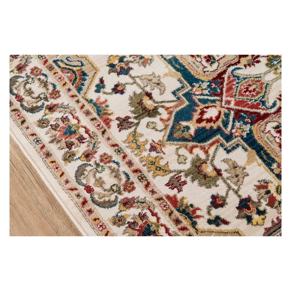 Momeni 5&0x22 x 7&5x22 Ivory Lenox LE-01 Area Rug