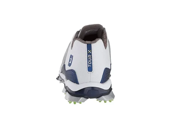 FootJoy Men's Tour x Golf Shoes Size 9.5, White/Navy/Lime