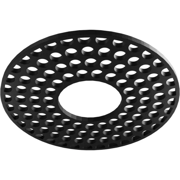 Ekena Millwork CMPP38FFAWS 38x22OD x 13 3/4x22ID x 1x22P Fink Architectural Grade PVC Pierced Ceiling Medallion, Antiqued Warm S