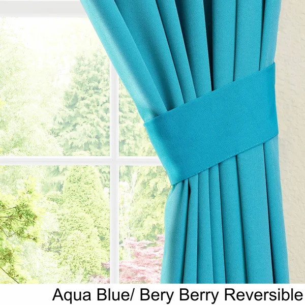 Blazing Needles 84 inch Twill Curtain Panels in Sage (Set of 2)