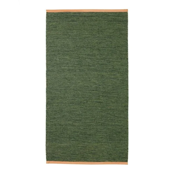 Design House Stockholm Bjork Wool & Cotton Rugs, Green, Small