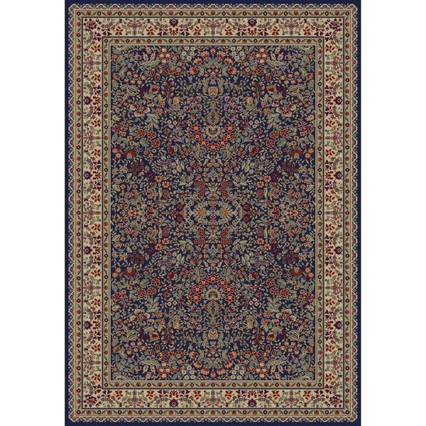 Concord Global 2&3x22 x 7&7x22 Ivory Jewel Sarouk Runner Area Rug